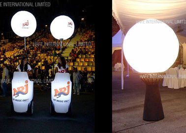 1.6m Tripod Moon Crystal Balloon chiếu sáng với 200W LED cho sự kiện trang trí