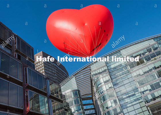 PVC Helium quảng cáo hình trái tim bong bóng cho thương hiệu diễu hành hoặc trang trí