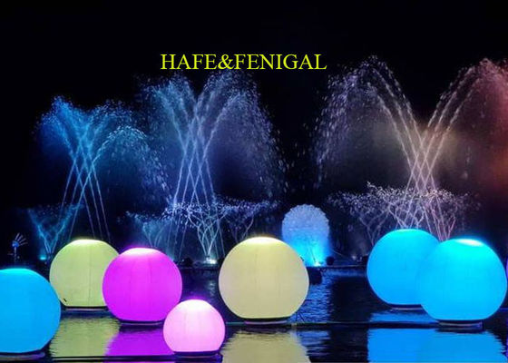 2.3M Inflatable Sphere LED RGB 20W Balloon Light Floating on Water For Pool Party