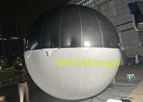 Air-filled Spherical LED Bi Color Balloon Lights For Film-makers For Suspension Use