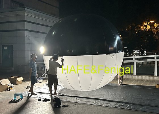 Air-filled Spherical LED Bi Color Balloon Lights For Film-makers For Suspension Use