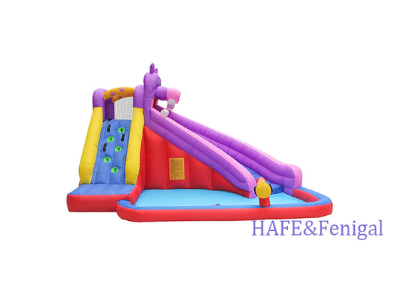 Water Gun Design Inflatable Water Slide Jumping Castle House For Kids