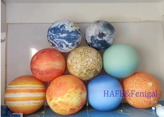 1-3m Planet Art Balloon With LED Light Event Atmosphere Decoration Support Customization