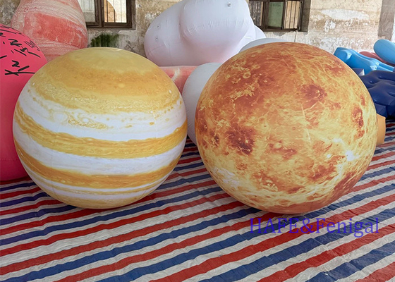 1-3m Planet Art Balloon With LED Light Event Atmosphere Decoration Support Customization