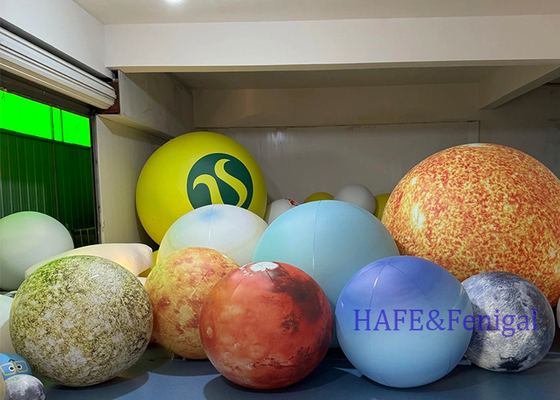 1-3m Planet Art Balloon With LED Light Event Atmosphere Decoration Support Customization