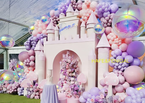 Inflatable Double-Layer PVC Iridescent Shiny Mirror Balloons For Birthday Celebrations