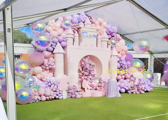 Inflatable Double-Layer PVC Iridescent Shiny Mirror Balloons For Birthday Celebrations
