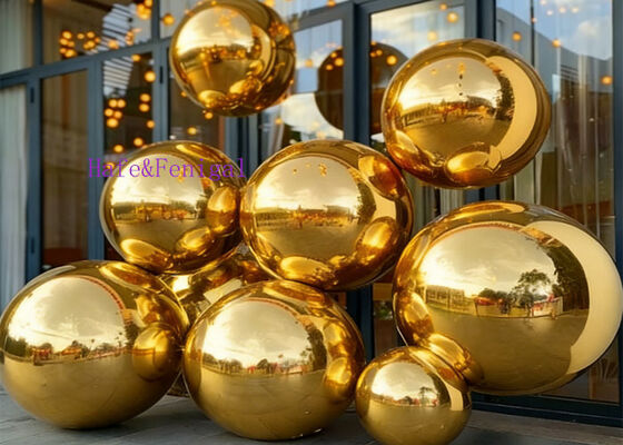 0.4m-6m Multi-Colors Inflatable Mirror Balloons with High-Gloss Reflective Finish