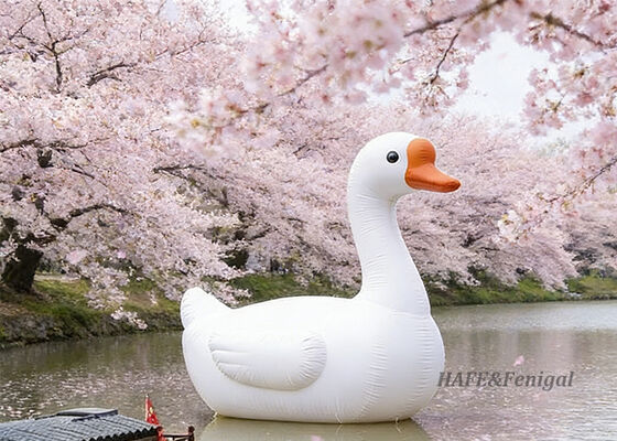 Customized Inflatable Cartoon Goose Decorations For Outdoor Water Parks