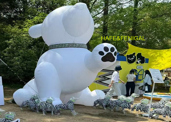 Custom Giant Inflatable Cartoon Dog Balloons Cho Các Sự kiện Cỏ Tiếp xúc tiếp thị