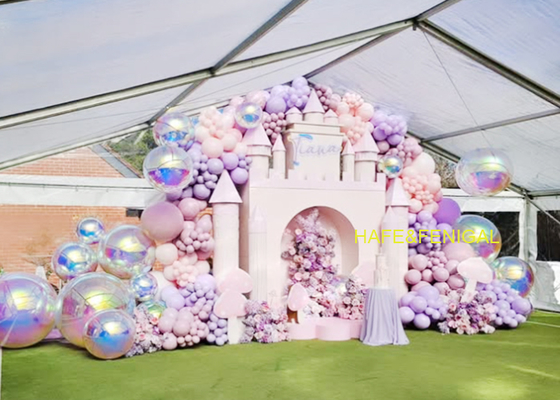 Inflatable Double-Layer PVC Iridescent Shiny Mirror Balloons For Birthday Celebrations
