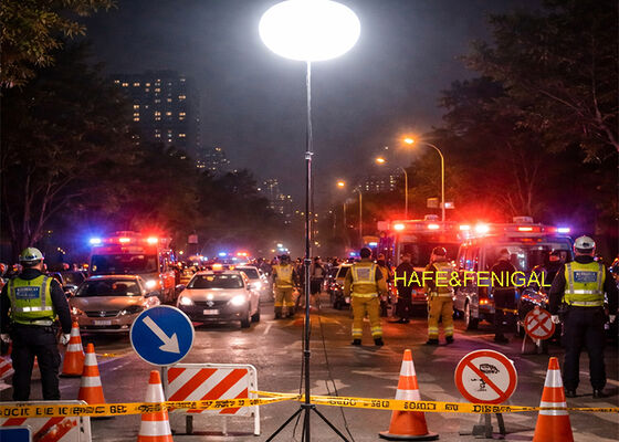 Đèn LED 400w An toàn dạng bóng bay gắn trên chân đế điều chỉnh được cho Phản ứng nhanh