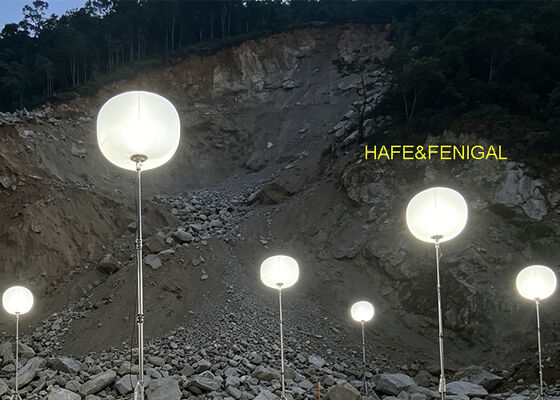Ánh sáng bong bóng LED 200W với IP65 chống nước và pin cho công việc di động yên tĩnh