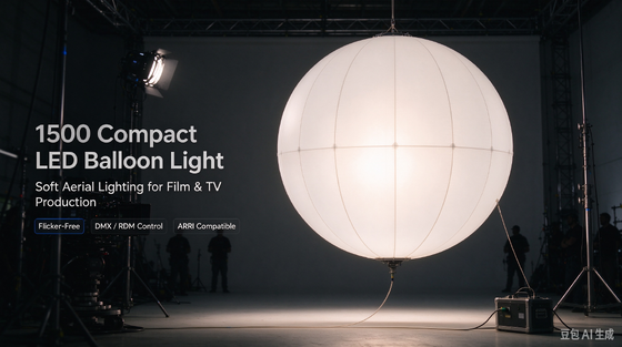 Đèn LED Balloon LED Điều Chỉnh 1500 và Bóng Đèn LED Phồng cho Sản Xuất Phim