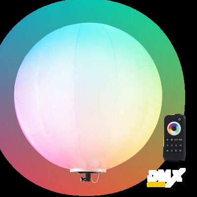 400W Đèn bóng đèn LED màu trắng có thể tắt để trang trí sự kiện lễ hội và màn hình đèn bóng bay hơi